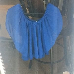 Strapless Flowy Blouse